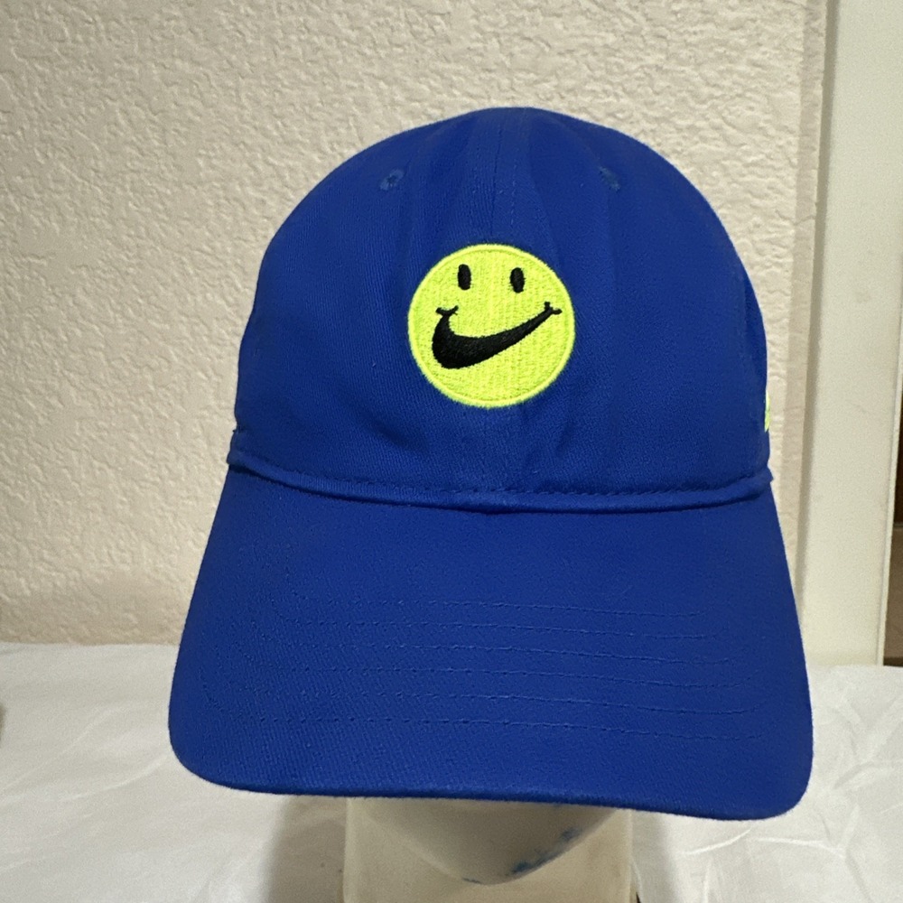 Nike Child/ Baby Have a Nike Day Smiley Cap Hat Blue Yellow